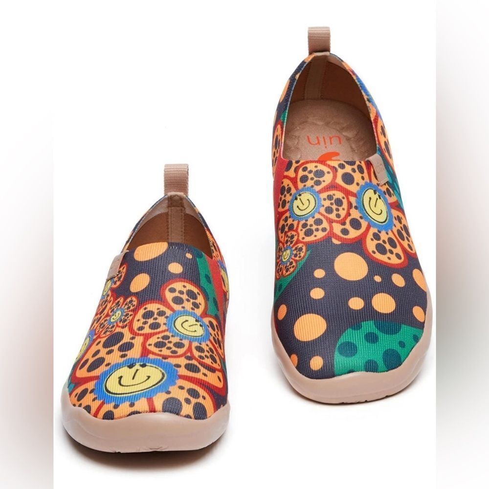 UIN Women's Lightweight Sneakers Walking Casual Loafers (Infinite Fantasy)